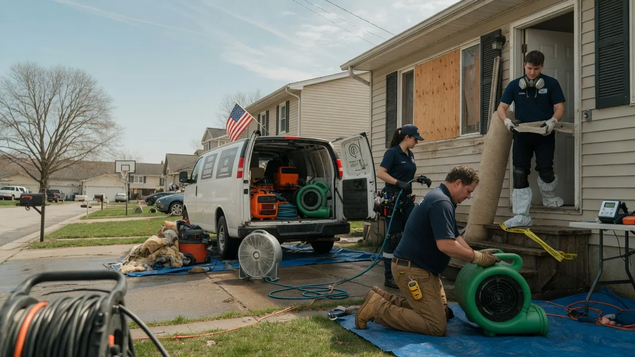Water Damage Restoration in Oil Springs, KY near me